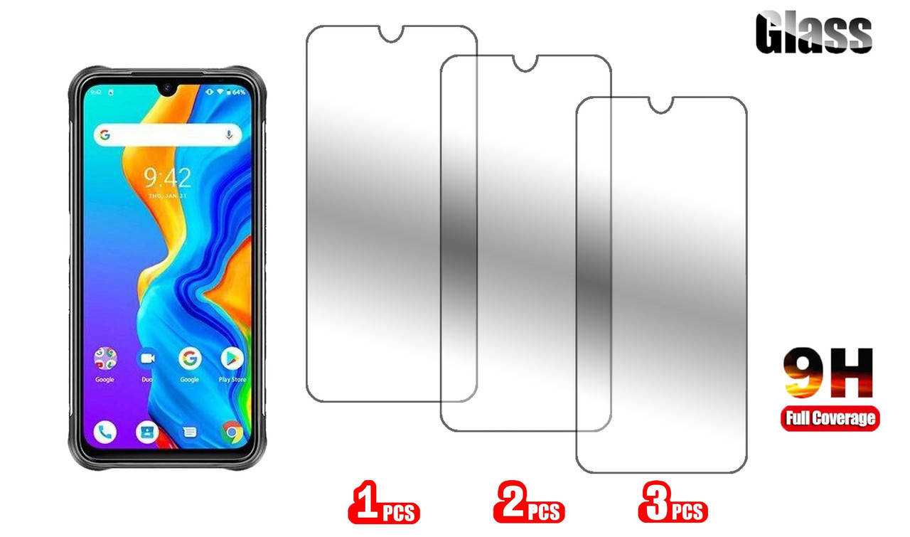 

Защитное стекло UMIDIGI Bison комплект 3 шт, Прозрачный