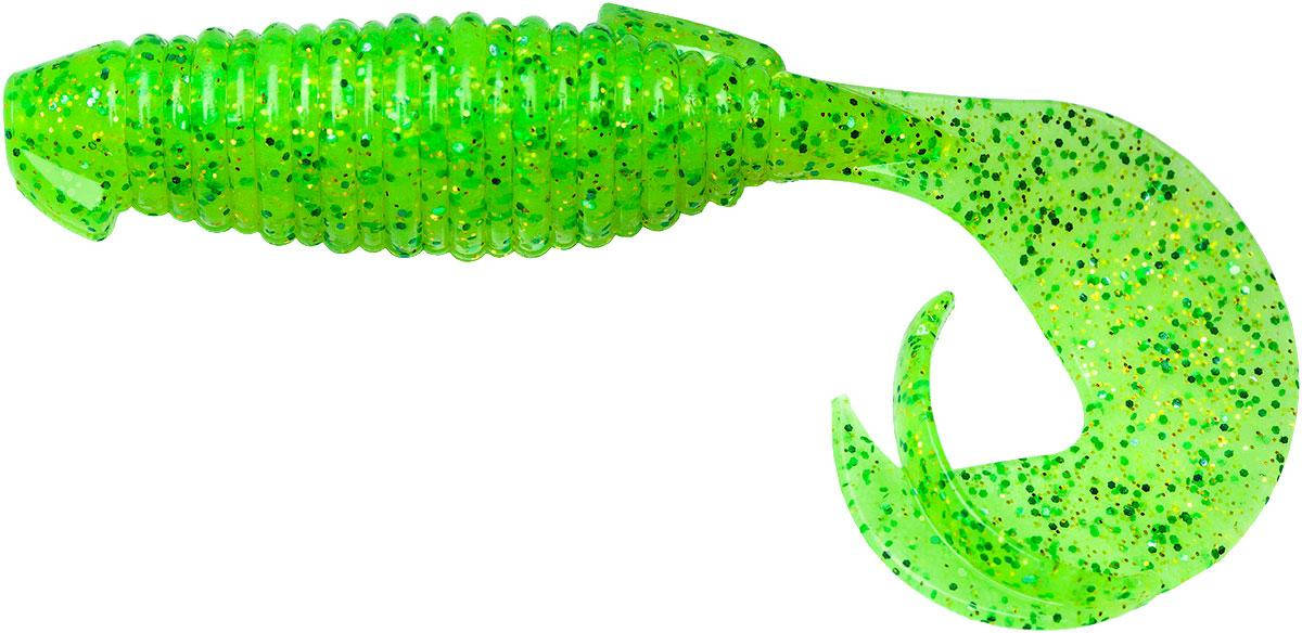 

Силикон Keitech Flapper Grub 4" (7 шт/упак) цвет 424 lime chartreuse