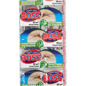 

Пластина от комаров «BOSS»