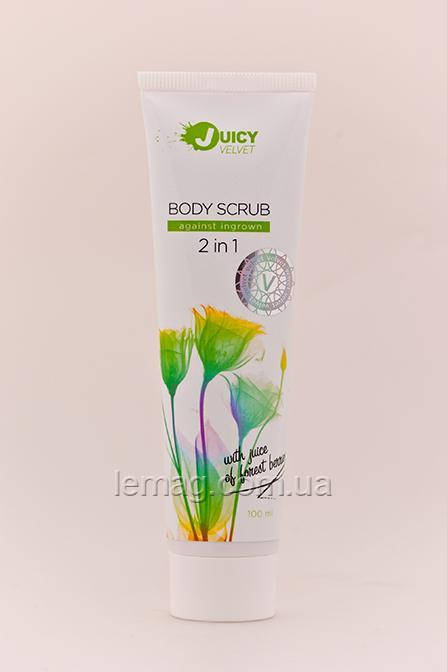 

Velvet Juicy Жесткий скраб для тела против врастания 2 в 1 (с папаином), 100 мл