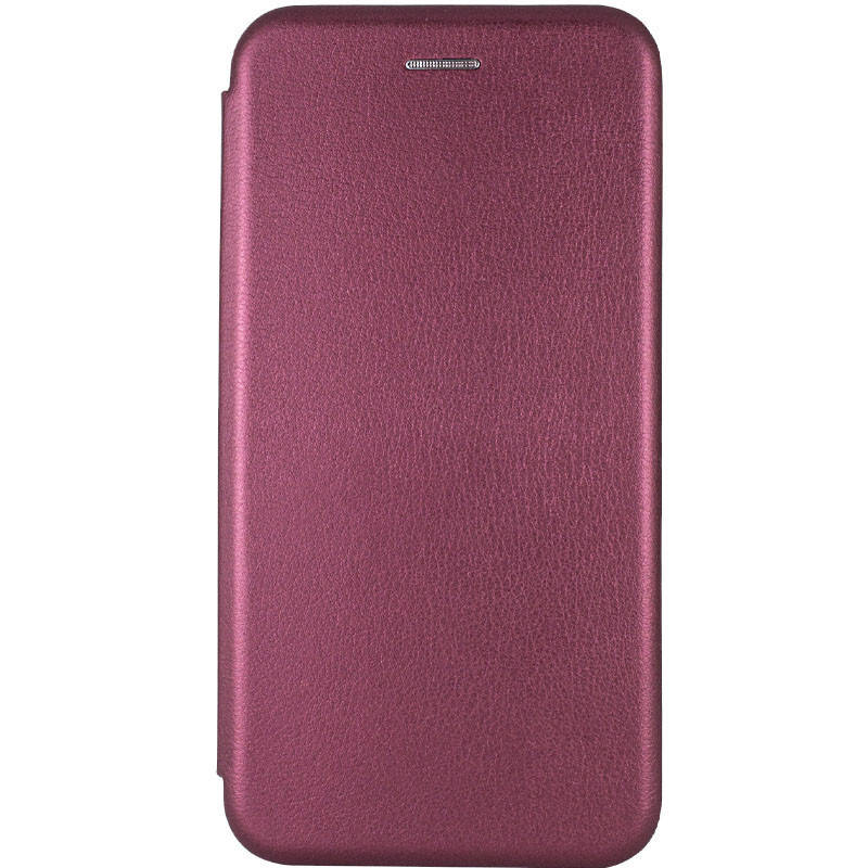 

Кожаный чехол (книжка) Classy для Xiaomi Redmi 10 / Note 11 4G, Бордовый