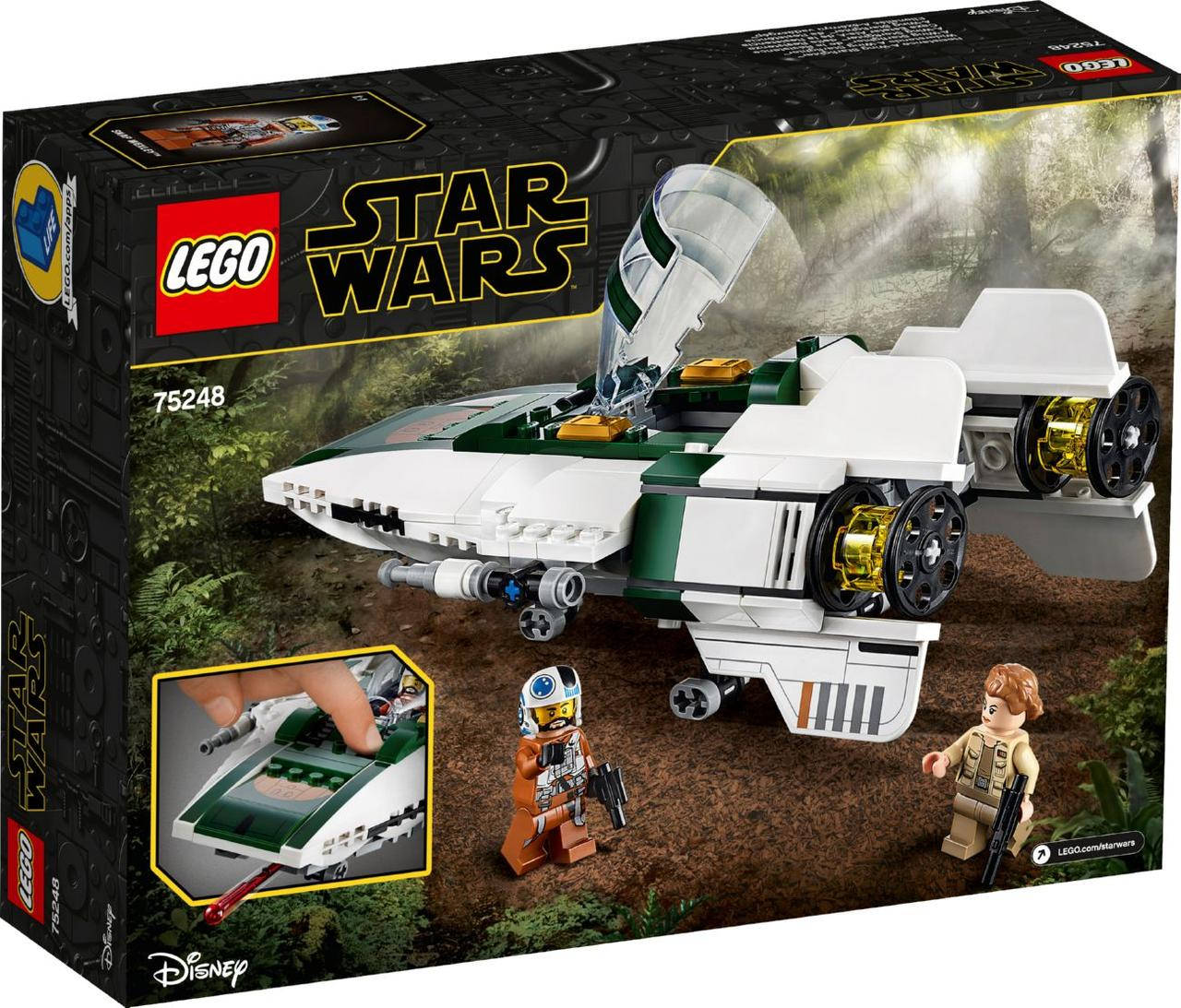

Lego Star Wars Звёздный истребитель Повстанцев типа А 75248