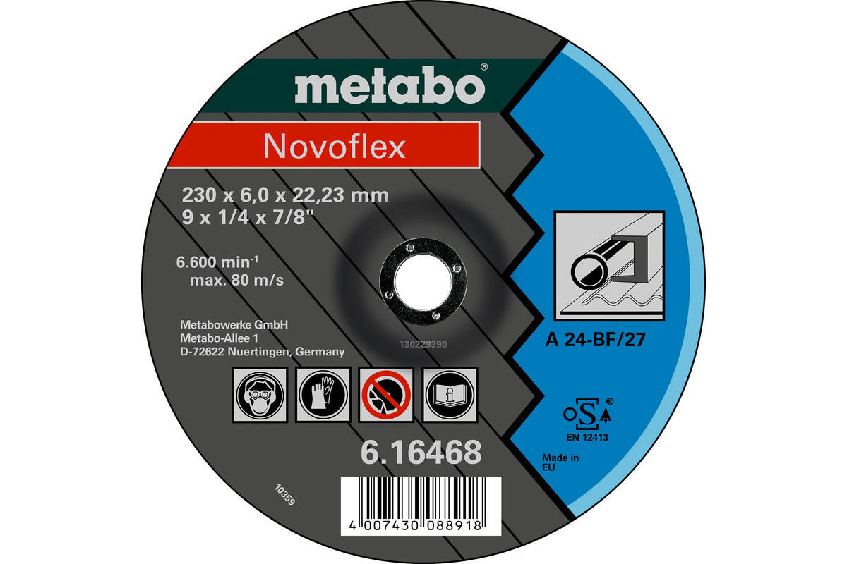 

Зачистной круг по металлу Metabo Novoflex 125x6.0x22.2 (616462000)
