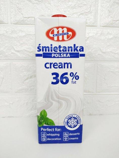

Сливки молочные Smietanka Mlekovita 36% 1 л.