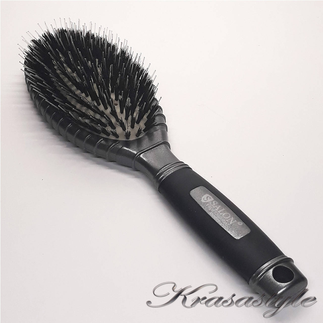 

Массажная щетка SALON Professional со щетиной для наращенных волос.