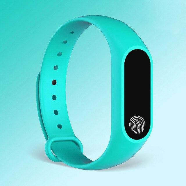 

Фитнес-браслет Smart Bracelet Mi Band M2 Бирюзовый