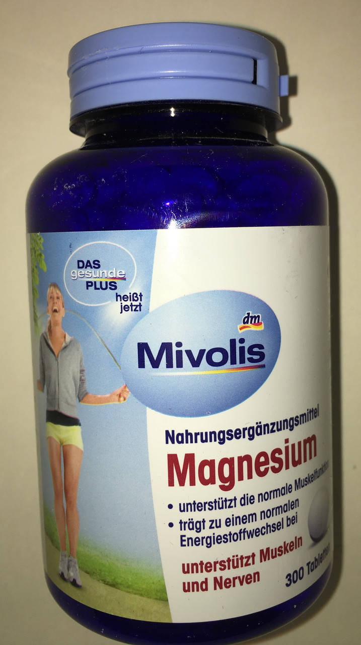 

Вітамінний комплекс Mivolis Magnesium Магній 300 шт.