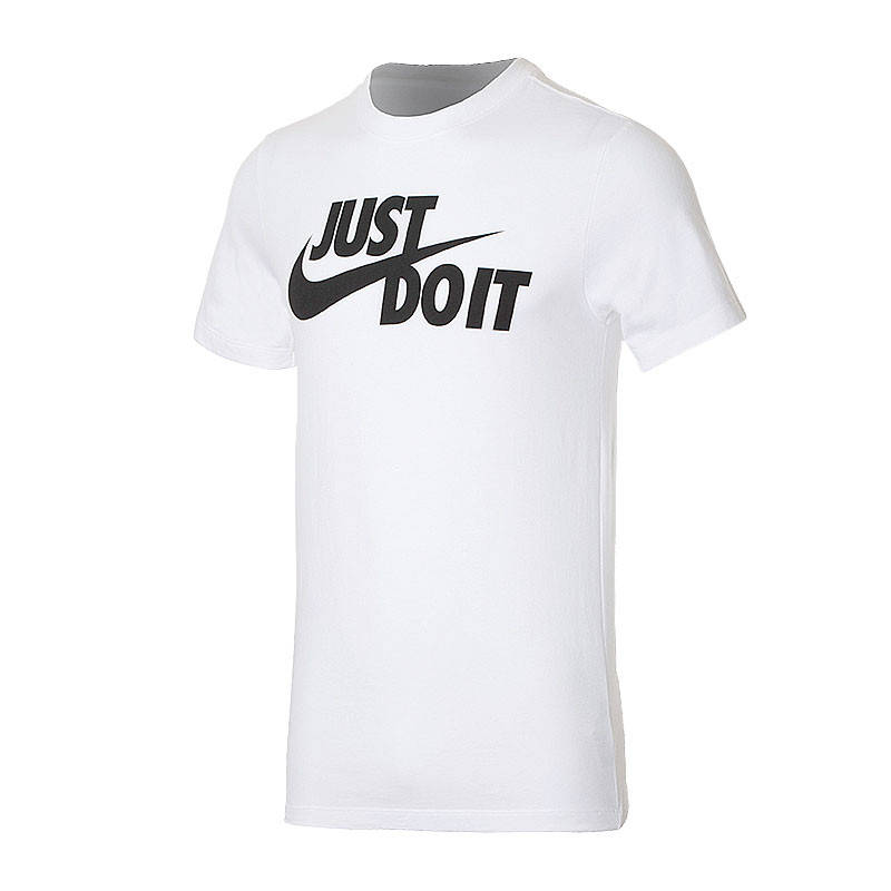 

Оригинальная белая мужкая футболка NIKE NSW TEE JUST DO IT SWOOSH Найк, Белый