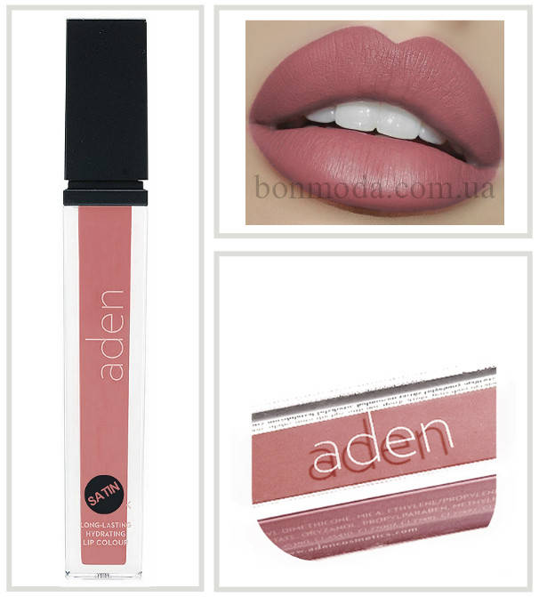 

Aden сатиновая помада суперстойкая Aden Satin Liquid Lipstick 4 № 04