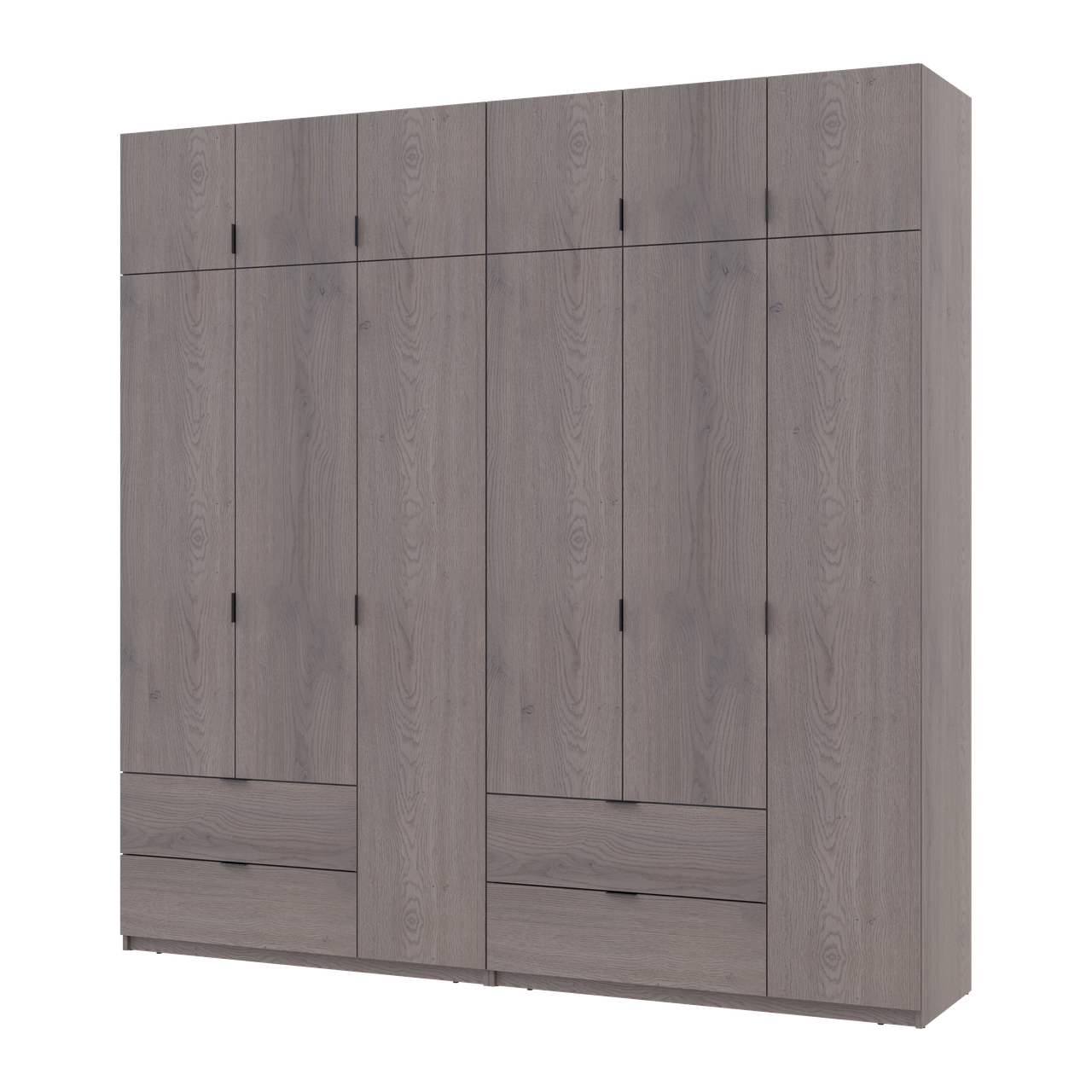 Шафа для одягу Doros Лукас Канноло/Канноло 3+3 ДСП 240х50х240 (42005241)