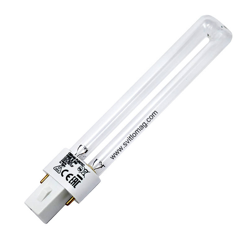 

Лампа бактерицидная ультрафиолетовая HNS S 9w OSRAM G23 PURITEC UV-C