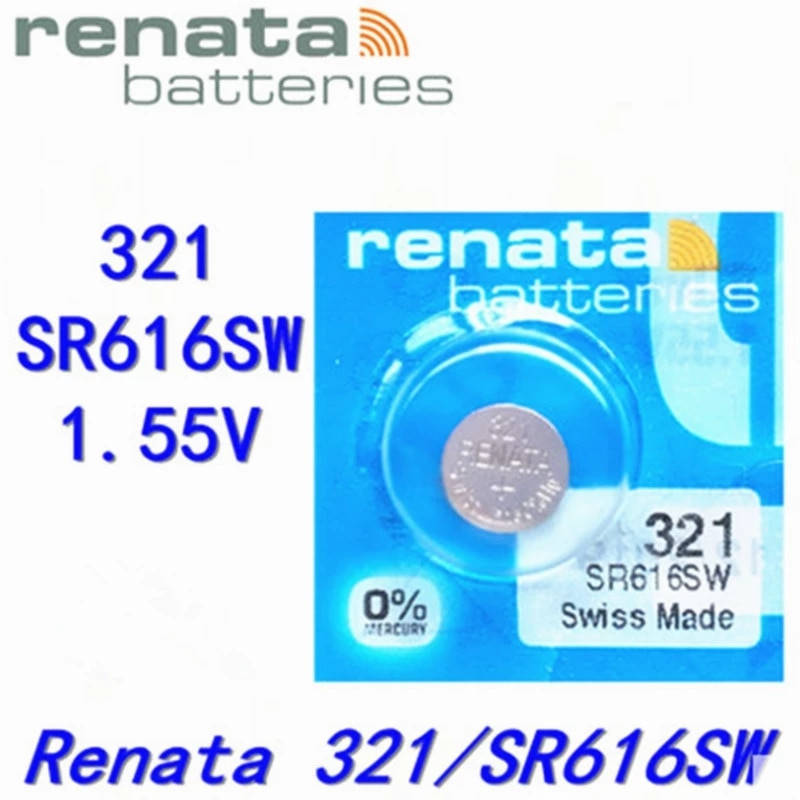 

Батарейка RENATA 321/SR616SW 1.55V