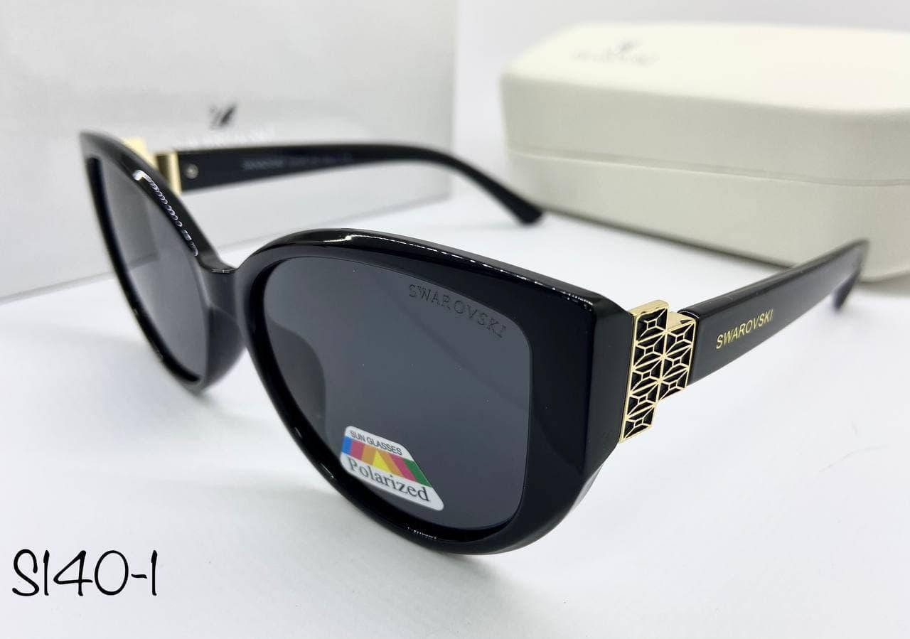 

Женские очки солнцезащитные Swarovski с поляризацией, Черный
