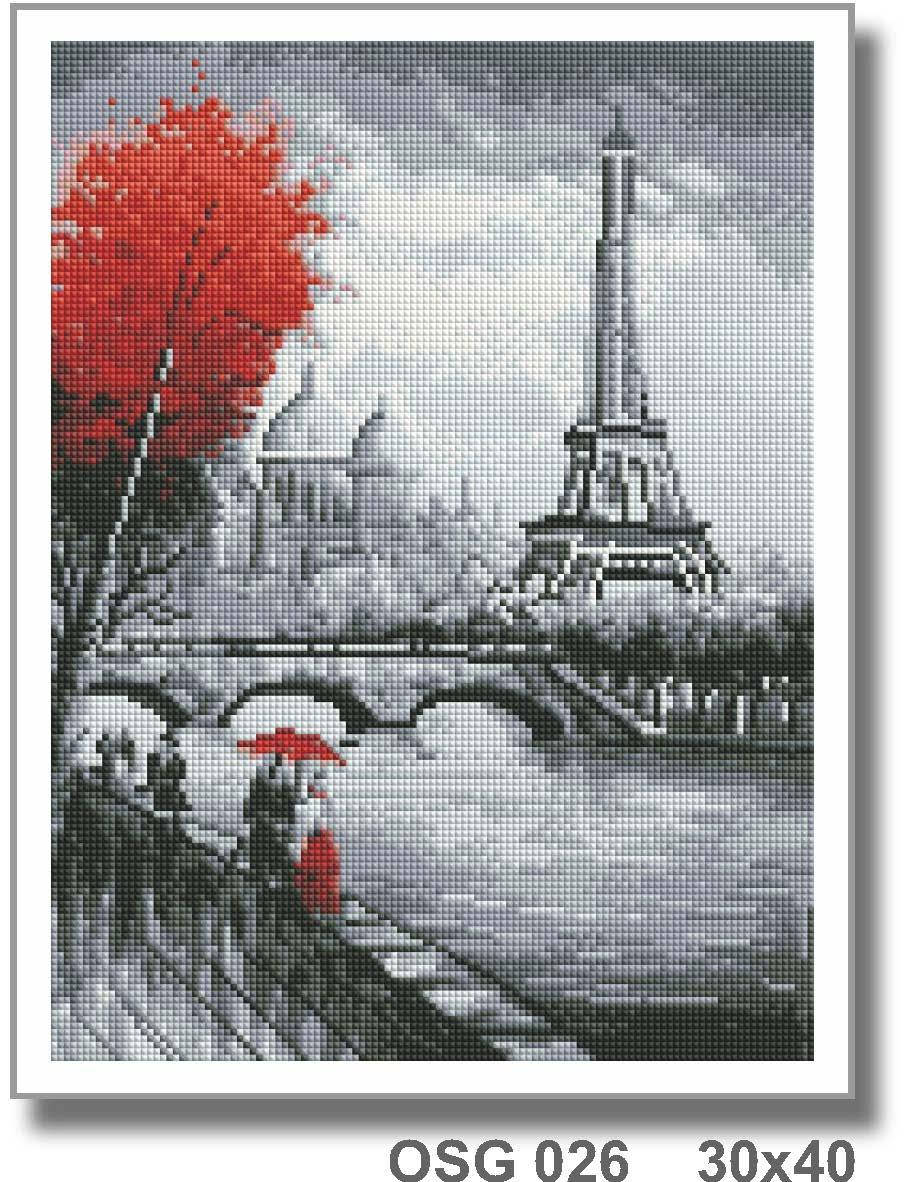 

Алмазна мозаїка "Осінній Париж" 30*40 см