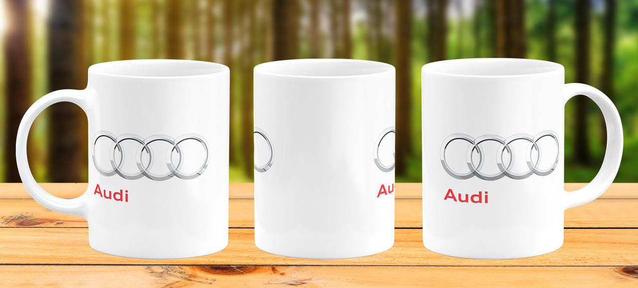 

Кружка Audi Подарок парню мужчине водителю боссу, Белый