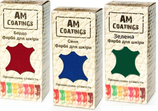 

Полиуретановая краска для гладкой кожи AM Coatings 35мл
