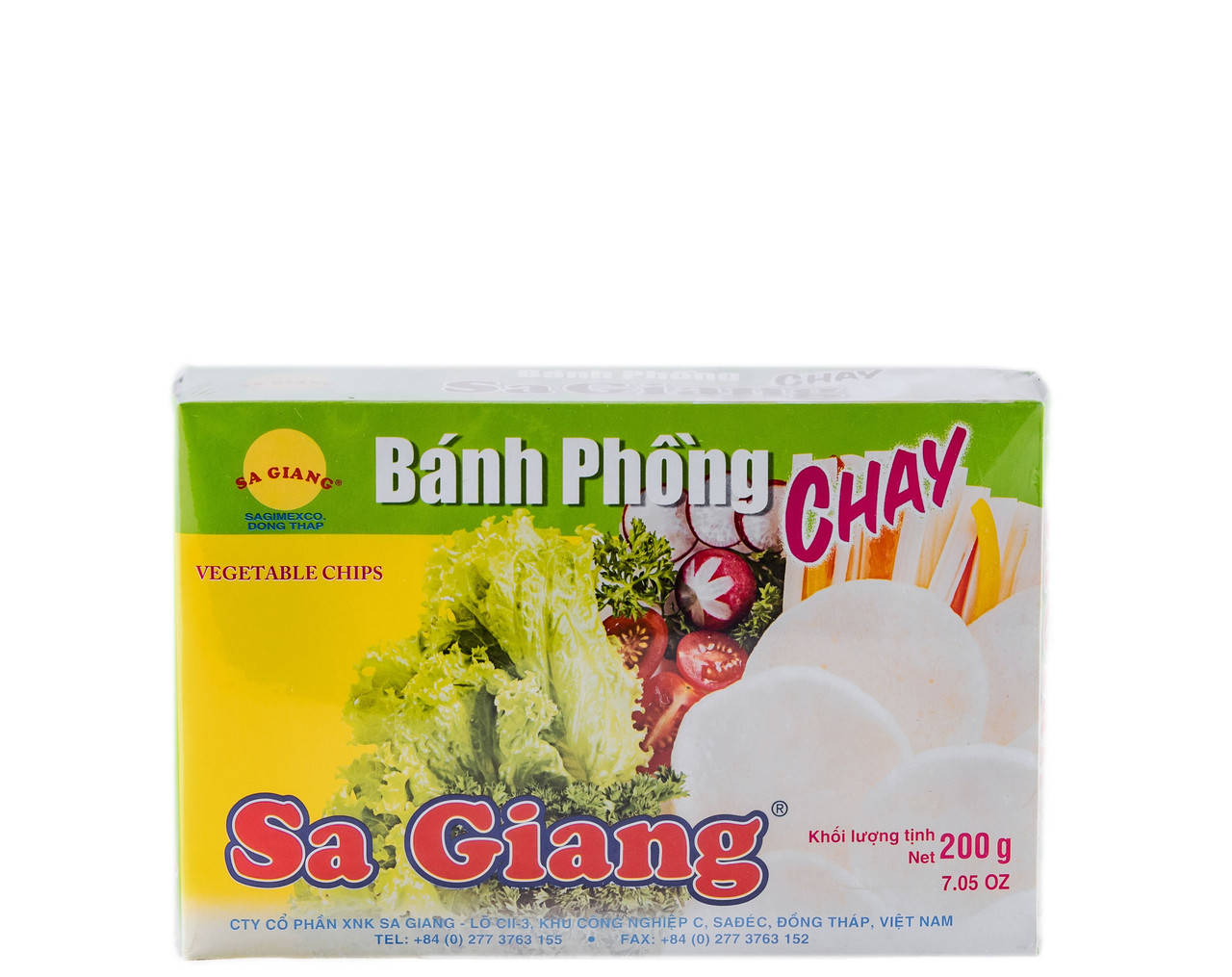 

Чипсы вегетарианские Sa Giang 200 г
