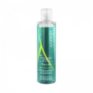 

A-Derma Phys-AC - очищающий гель для умывания, от угревой сыпи, 200 мл