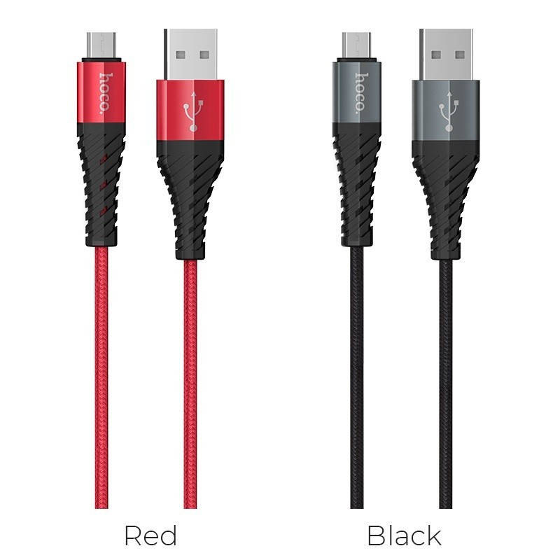 

USB Кабель Hoco X38 Cool Charging USB Micro-USB 1М черный
