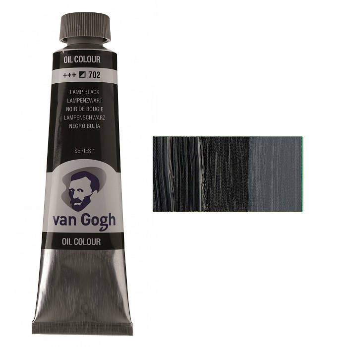 

Краска масло Van Gogh цвет 702 Сажа газовая, 40 мл.