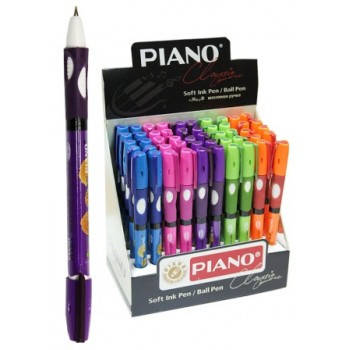 

Ручка масляная синяя для каллиграфического письма для левши Piano РТ-251