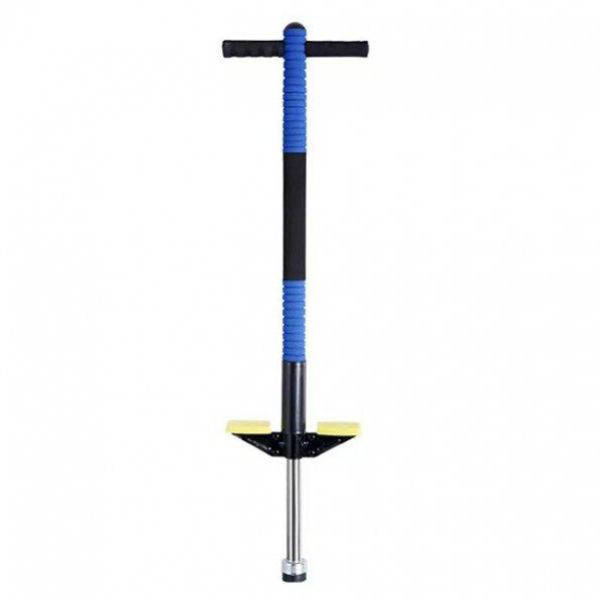 

Джампер Пого Стик Pogo Stick (Кузнечик) детский Черно-синий, палка-прыгалка