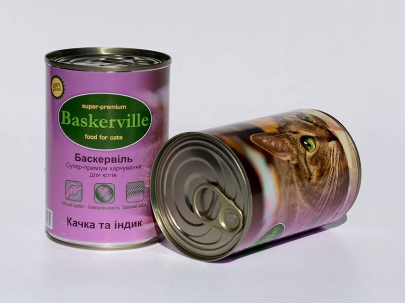 

Baskerville Качка та індик 400g