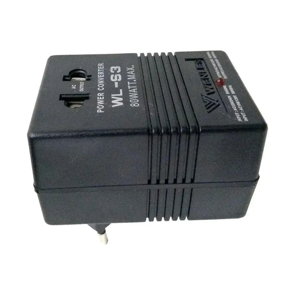 

Адаптер / Сетевой конвертер с переключателем 110v-220v и 220v-110v 80w wl s3