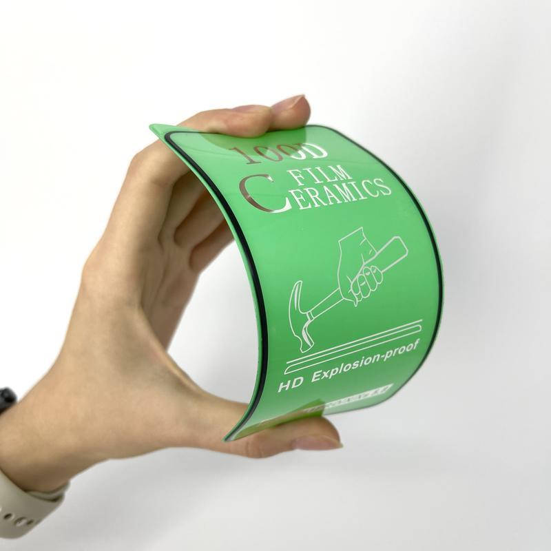 

Гибкое защитное стекло на iPhone 7 8 Ceramics Film клей по всей поверхности, Черный