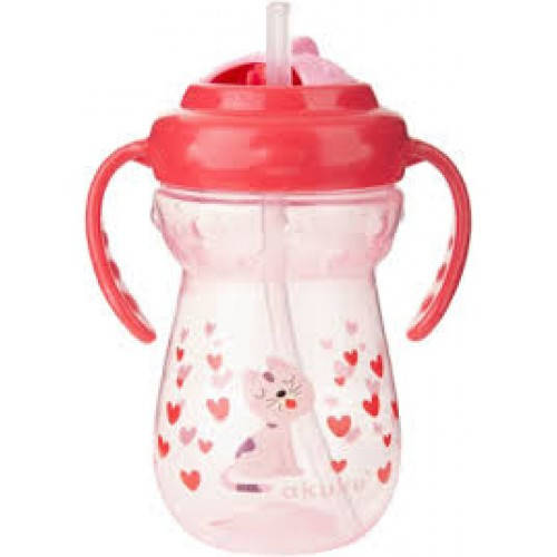 

Поїльник спортивний з ручками та трубочкою 6+ 360 ml А0269 Akuku