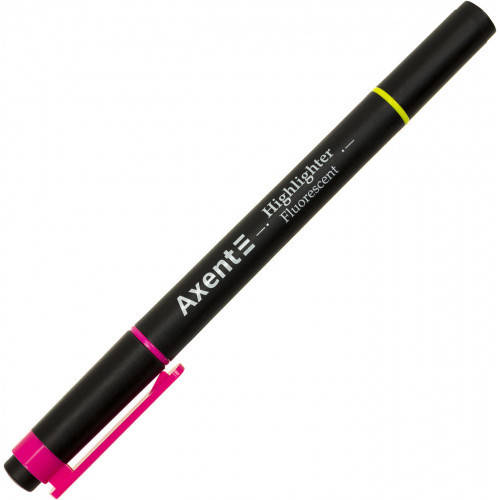 

Текстмаркер "Axent" 2534-10-A клин. Highlighter Dual 2-4мм рожево-жовтий, Желтый