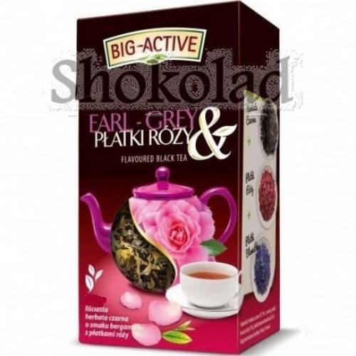 

Чай Big-Active, чёрный с лепестками розы, 80 г