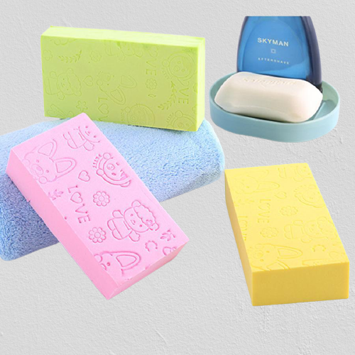 

Губка детская для чувствительной кожи, мягкая. Розовая Кладовка, Розовый