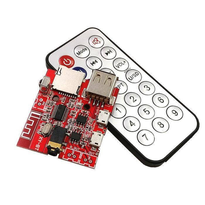 

U15 Bluetooth MP3 декодер, модуль аудио приемник с пультом, 5В