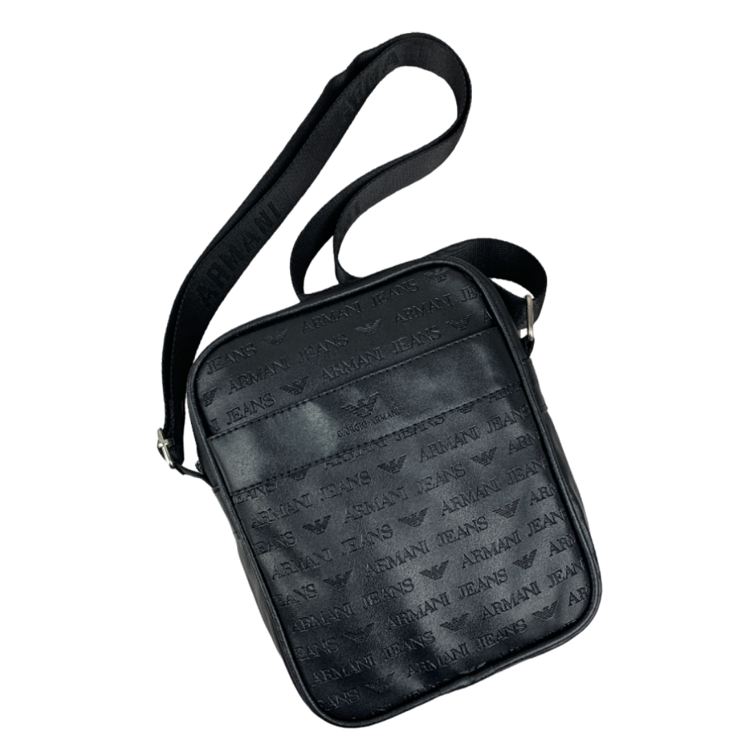 

Мужская сумка Armani, Черная, PU кожа, Черный