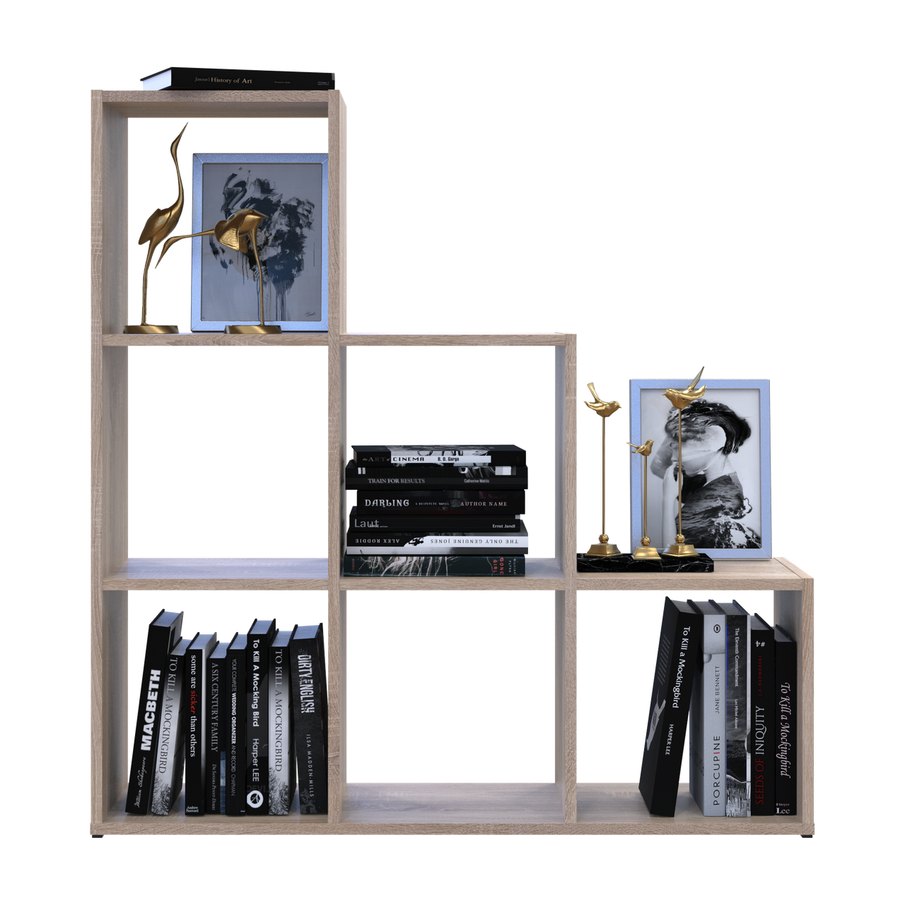 Стелаж Doros Степ 3х3 Дуб сонома відкритий 102.6х28.8х106.1 (41516160) 3