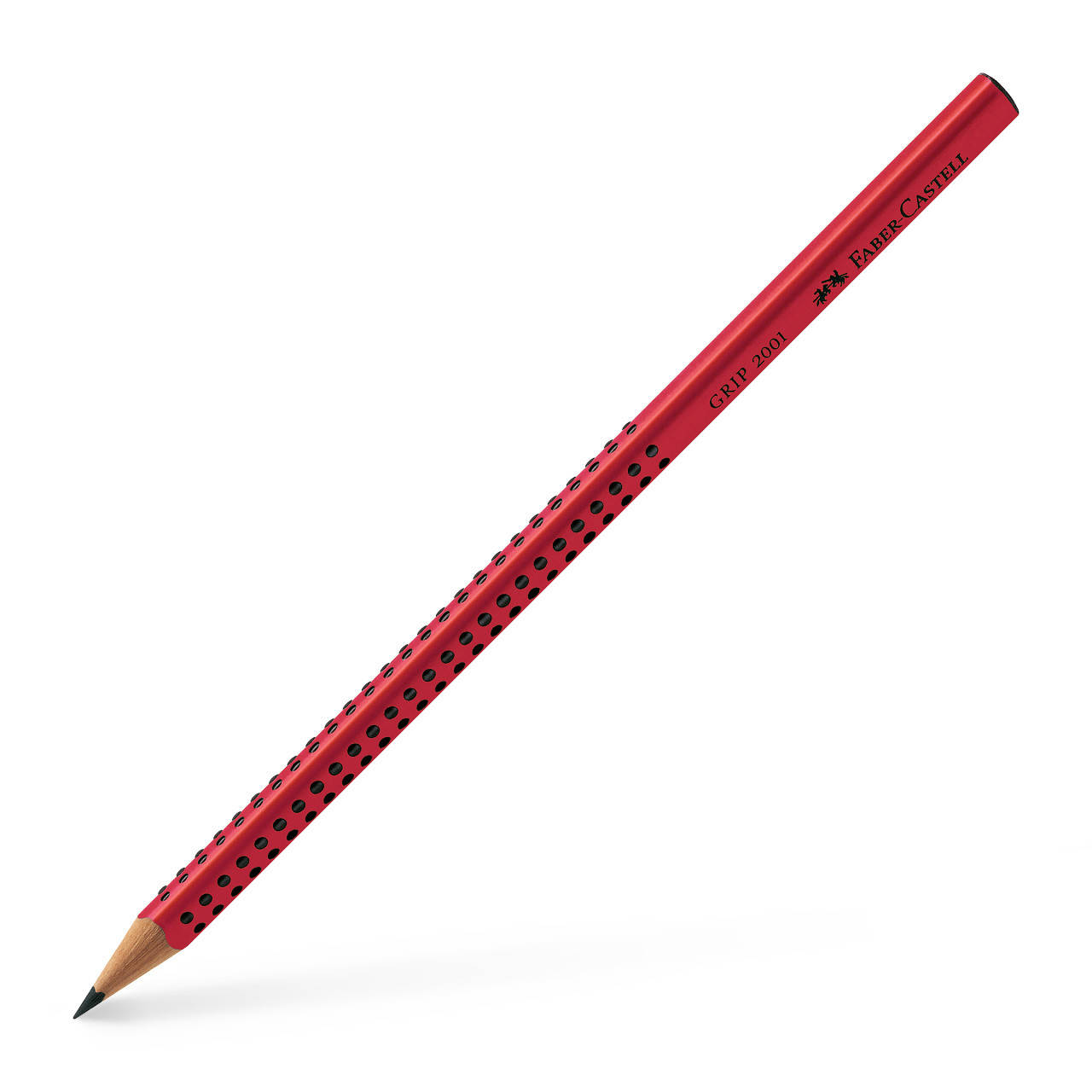 

Карандаш чернографитный Faber-Castell Grip 2001 В красный корпус, 517021