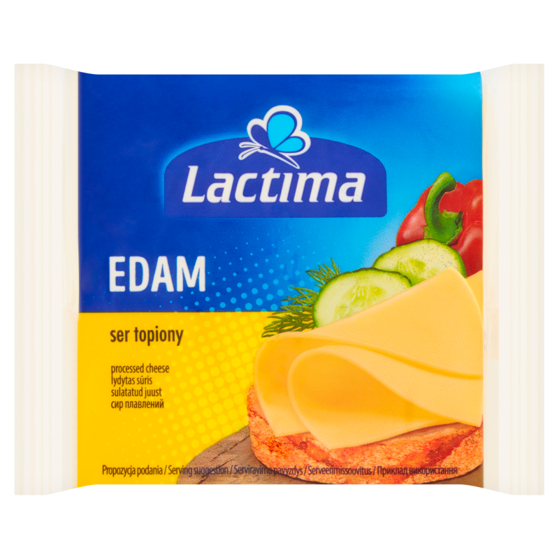 

Тостовый сыр Эдам "Lactima" фасовка 0.130 kg