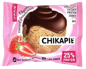 

Протеиновое печенье Chikalab CHIKAPIE Клубника в Шоколаде (60 грамм)
