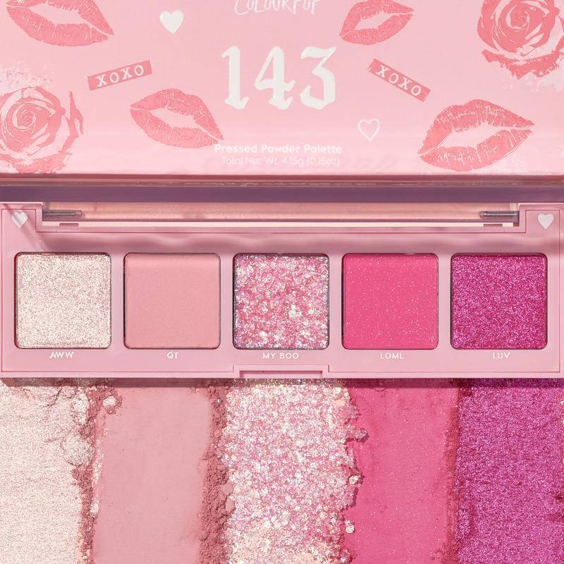 

Палетка теней от colourpop 143