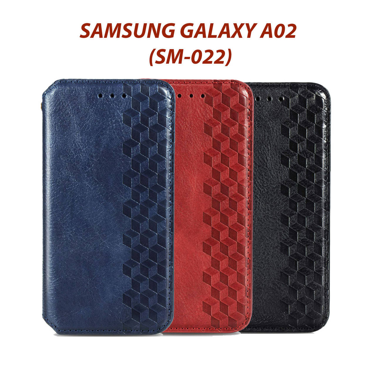 

Чехол-книжка GETMAN Cubic для Samsung Galaxy A02 (SM-A022) на магните
