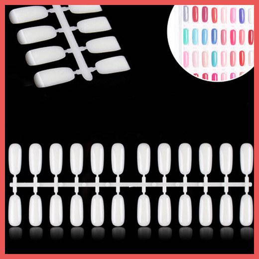 

Типсы отрывные на планшете Lpnails шт, Белый