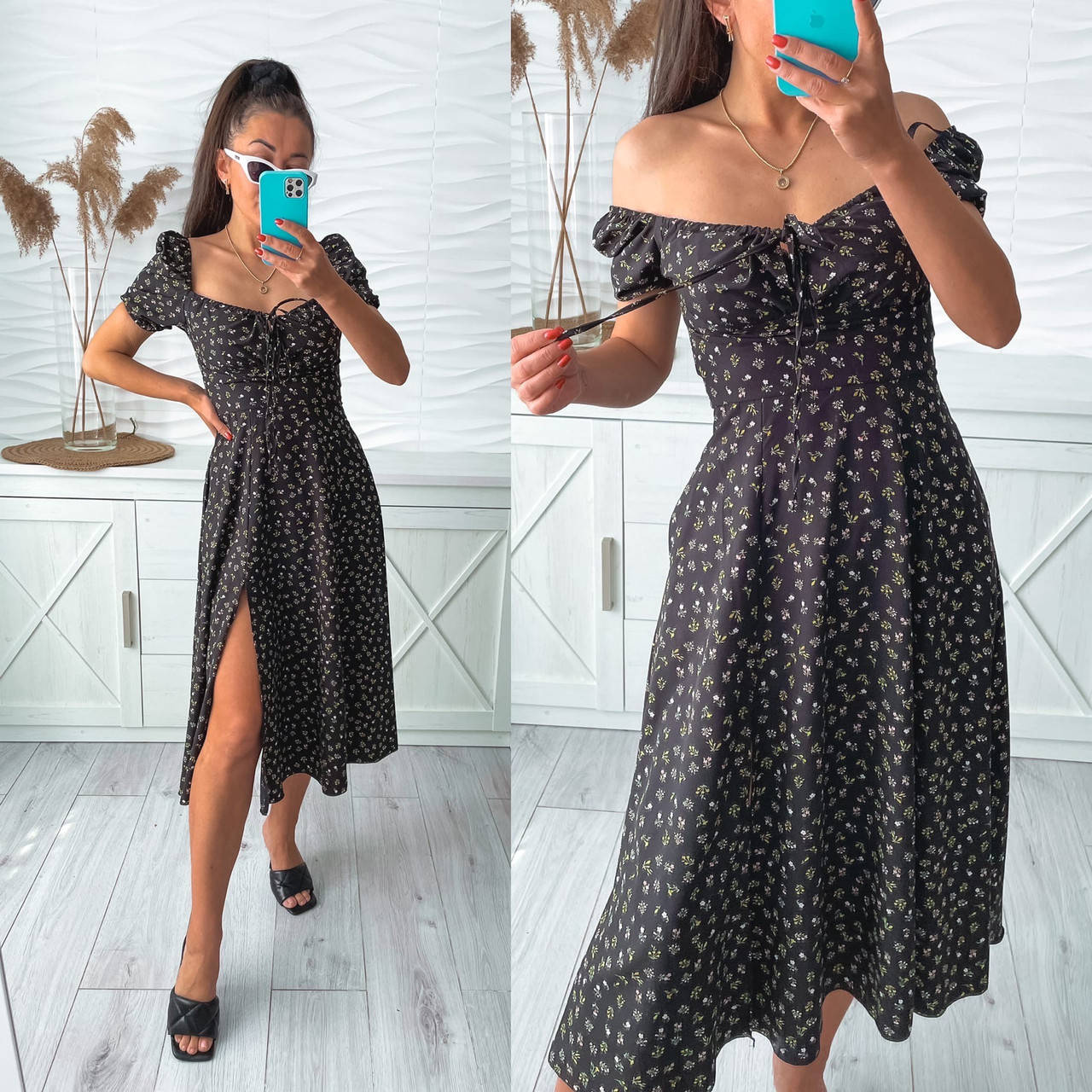 

Летнее платье-сарафан из софта