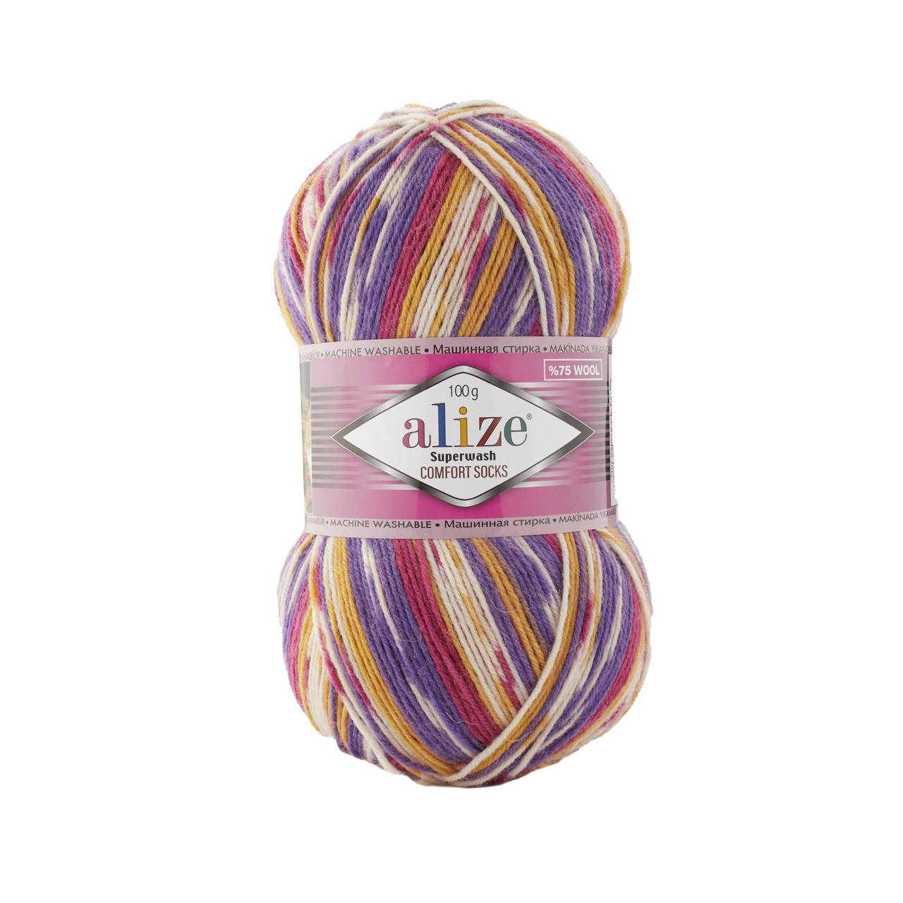 

Пряжа Alize Superwash Comfort Socks 7655 (нитки для вязания Ализе Супервош 100)