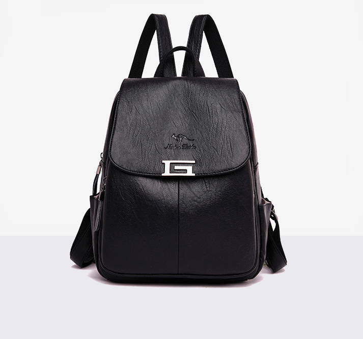 

Рюкзак женский кожаный Hefan Daishu Elegant, Черный