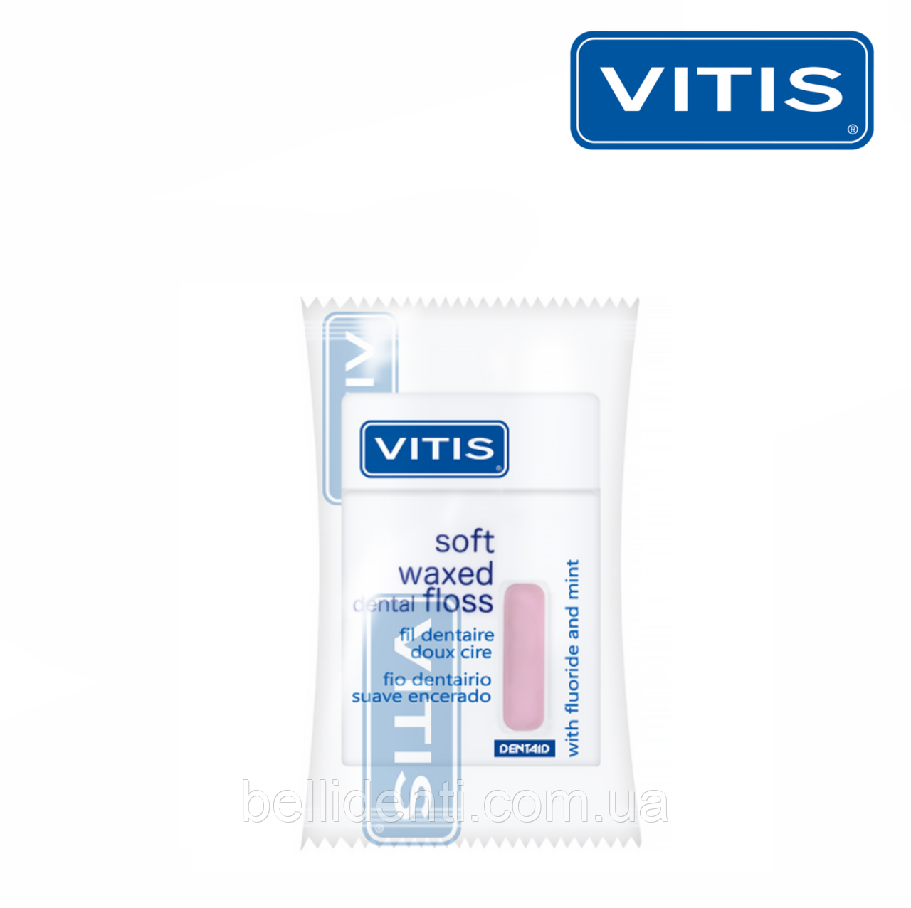 

VITIS, зубная нить распушивающая (розовая в блистере), 50 метров