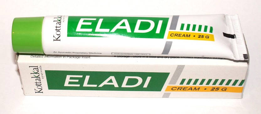 

Крем Элади Коттаккал 25мл, Eladi Cream Arya Vaidya Sala Kottakkal, Устраняем акне, угревую сыпь, раздражения