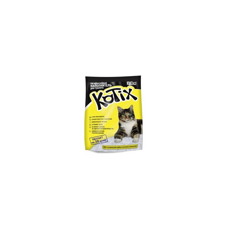 

Kotix Силикагелевый наполнитель для кошачьего туалета 10 л