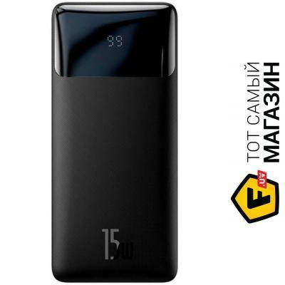

Повербанк Baseus Портативная Батарея Baseus Bipow Digital Display 15W 30000mAh black (PPDML-K01)