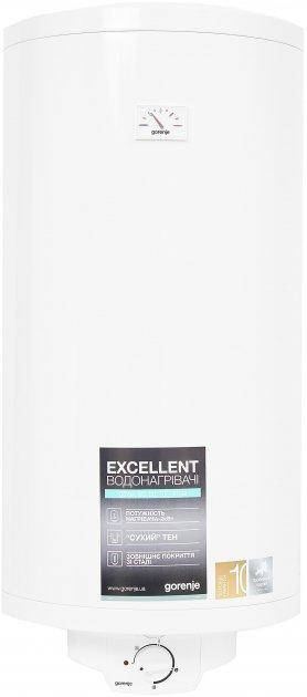 

Бойлер накопительный Gorenje GBF 100/UA 2х1.0кВт сухой тен
